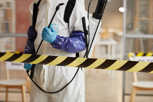 Professional Biohazard Cleanup technician working in Woodruff, SC